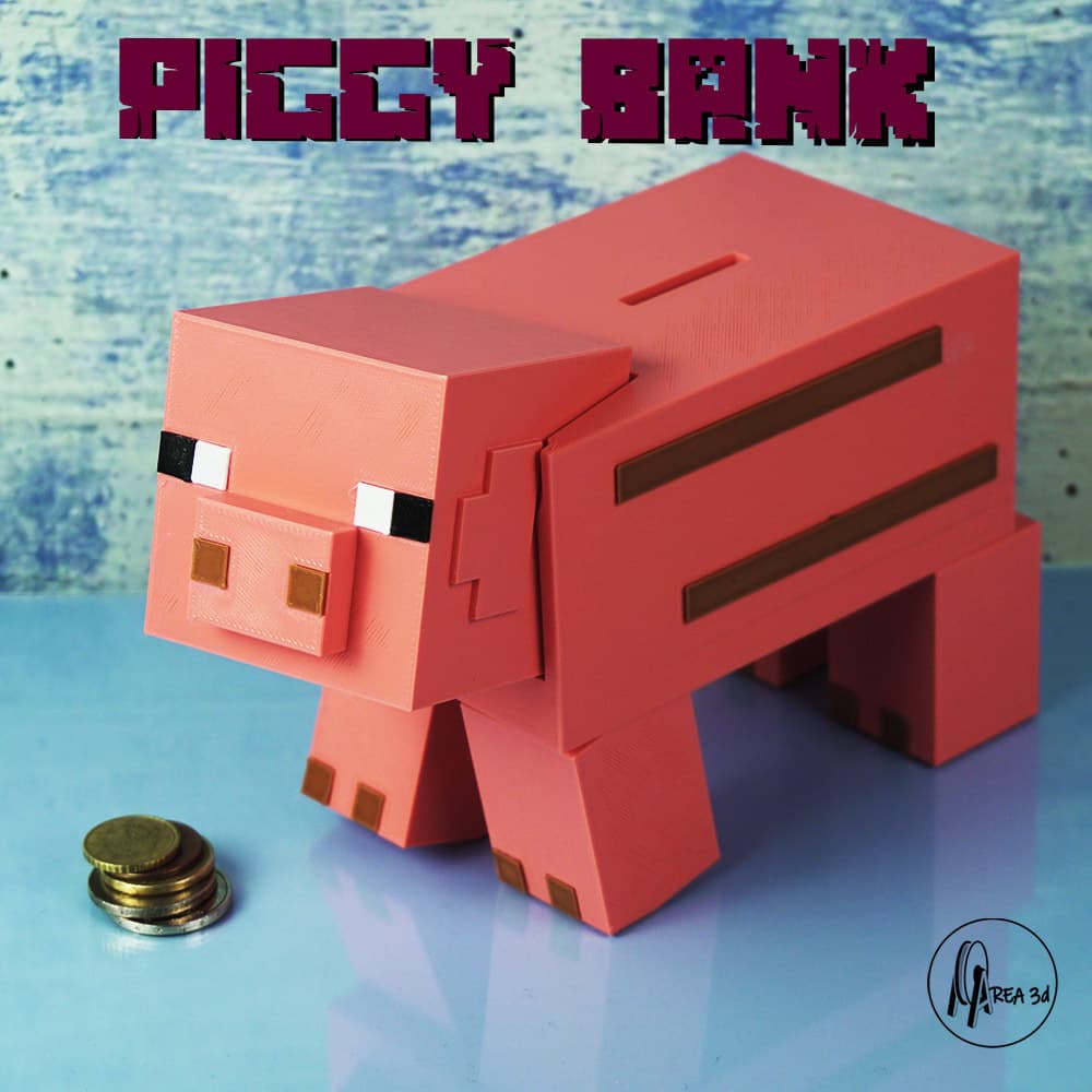 Minecraft Piggy Bank